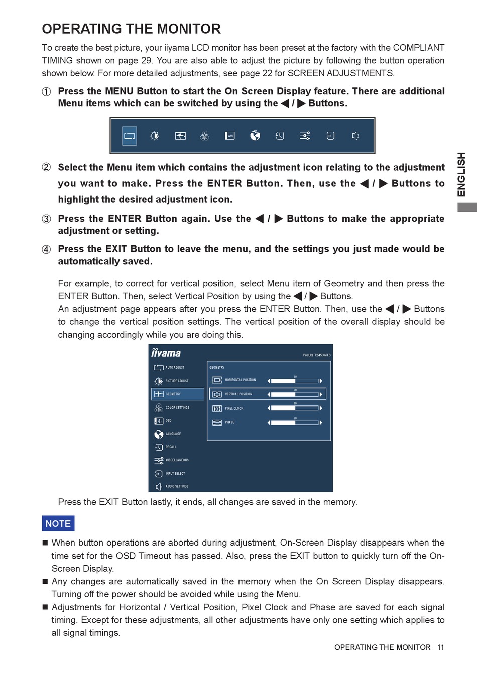 Iiyama ProLite T2453MTS User Manual 
