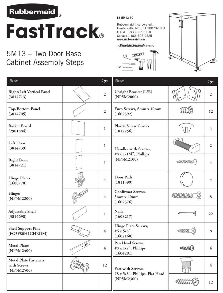rubbermaid fasttrack system instructions