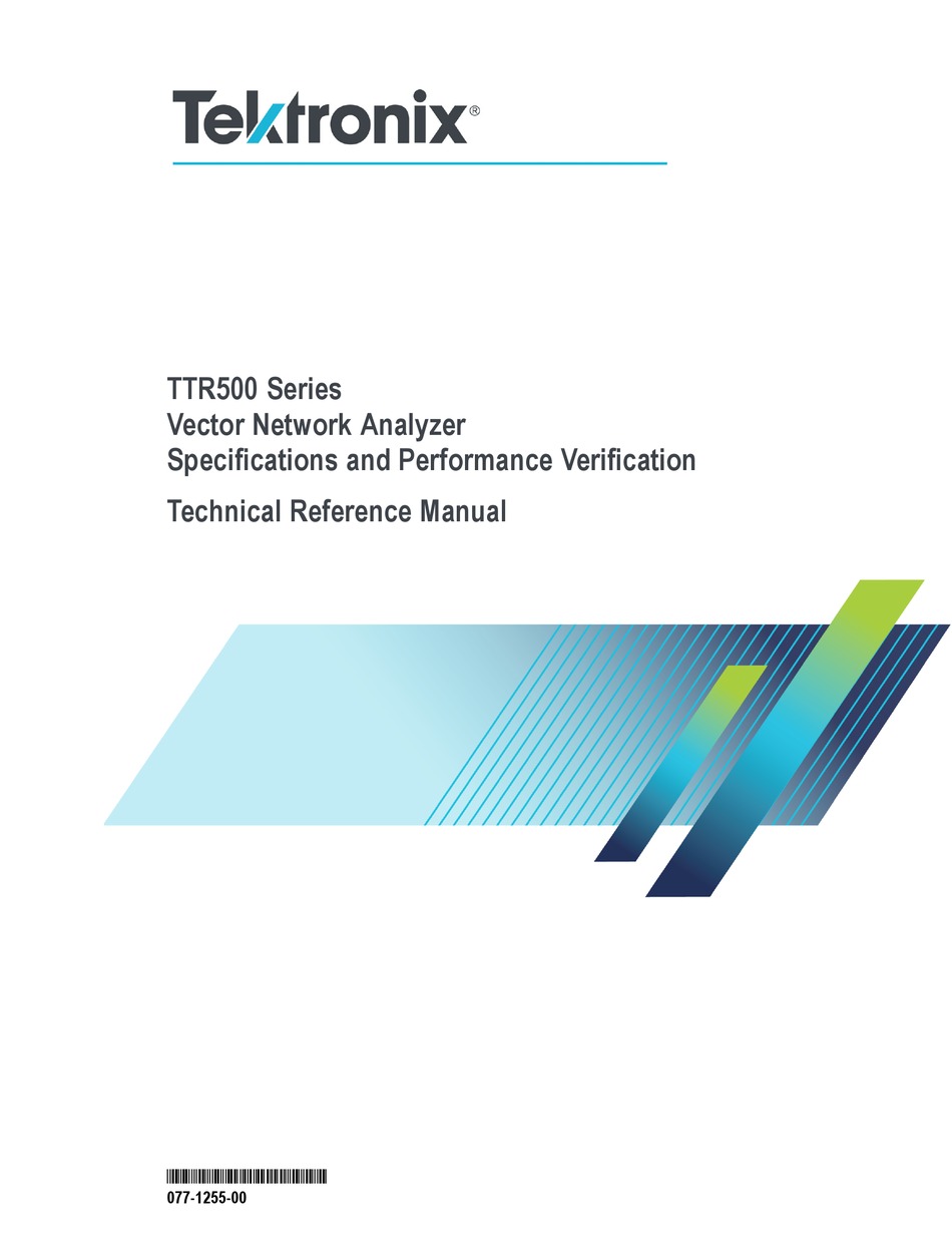 TEKTRONIX TTR500 SERIES TECHNICAL REFERENCE MANUAL Pdf Download ...