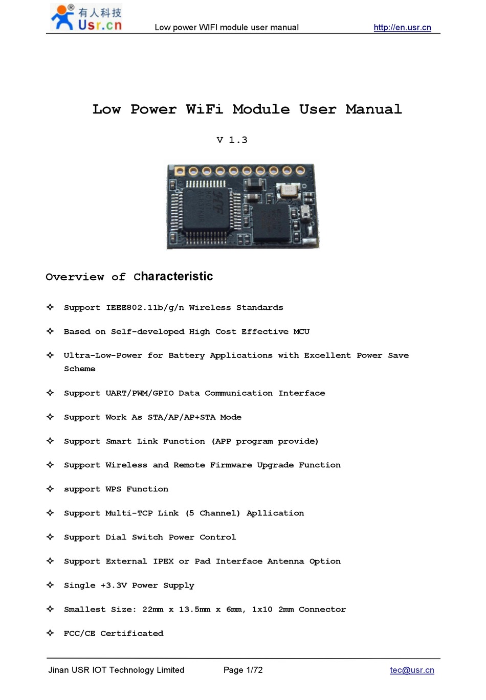 Usr Iot Usr Wifi232 T User Manual Pdf Download Manualslib