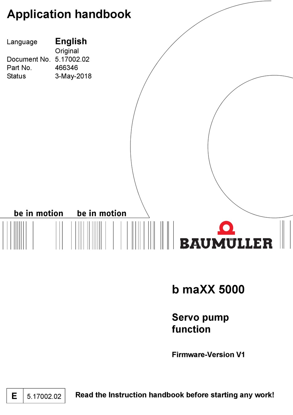 BAUMULLER B MAXX 5000 APPLICATION HANDBOOK Pdf Download | ManualsLib