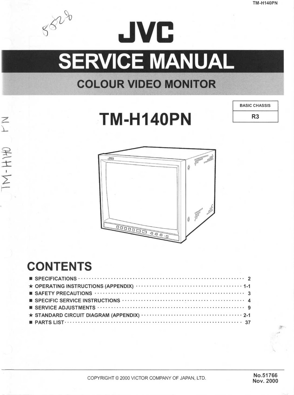 JVC TM-H140PN SERVICE MANUAL Pdf Download | ManualsLib