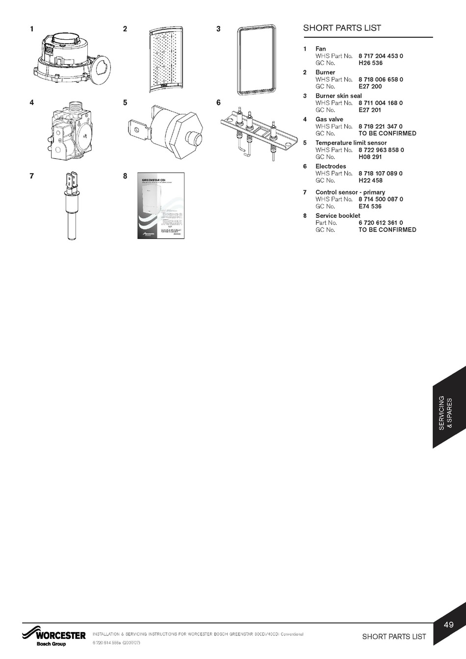 Worcester Bosch Greenstar 30i Parts List Reviewmotors.co