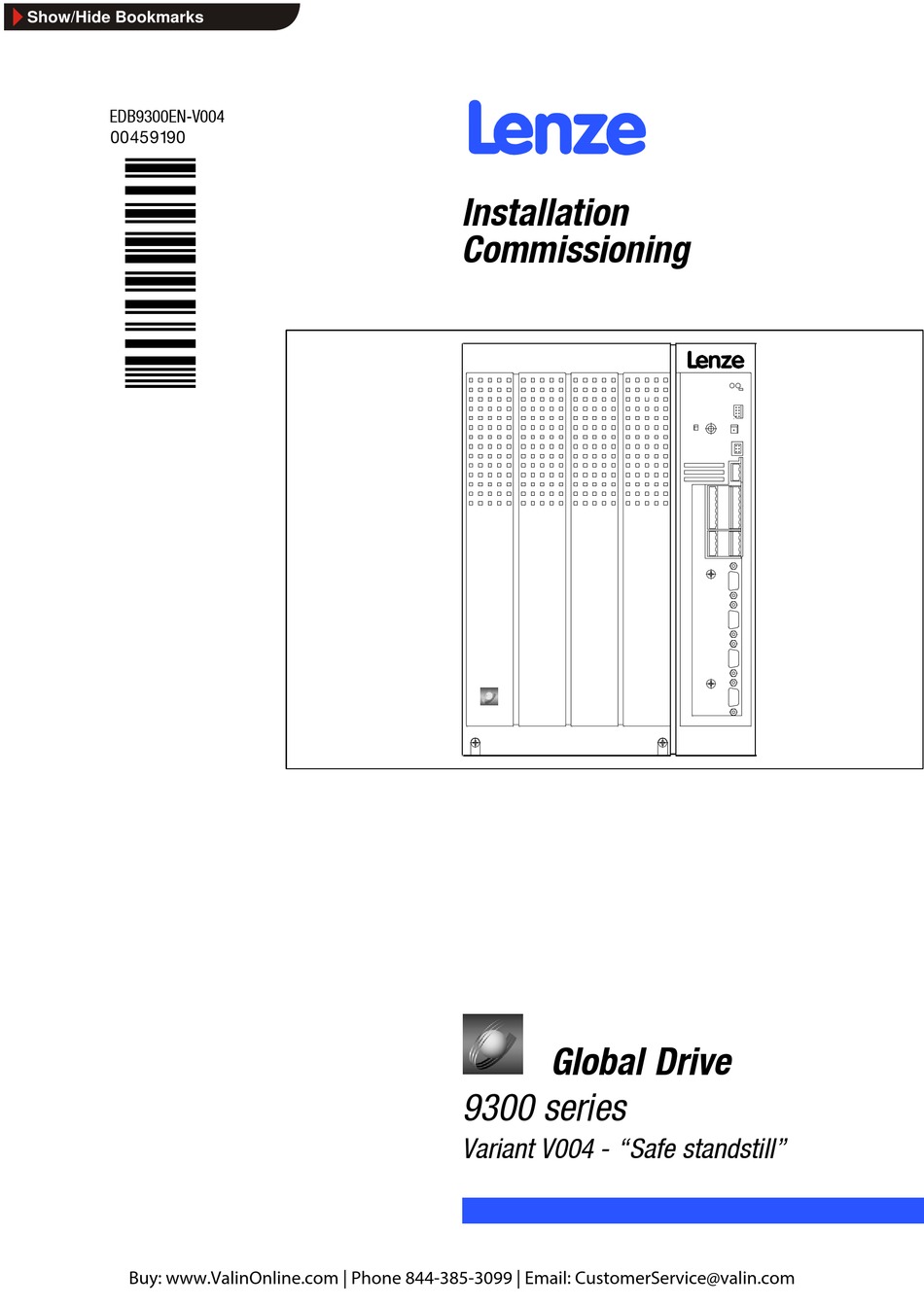 LENZE 9300 SERIES INSTALLATION & COMMISSIONING Pdf Download | ManualsLib