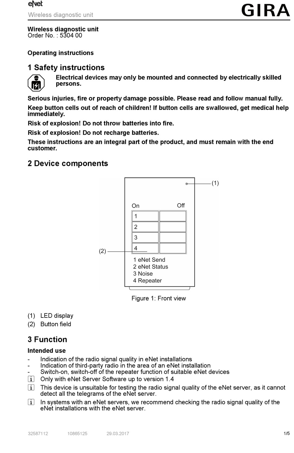 gira-5304-00-operating-instructions-pdf-download-manualslib