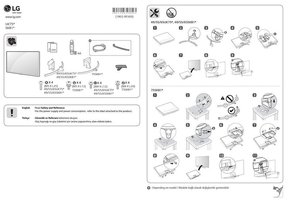 LG UK75 SERIES OWNER'S MANUAL Pdf Download | ManualsLib