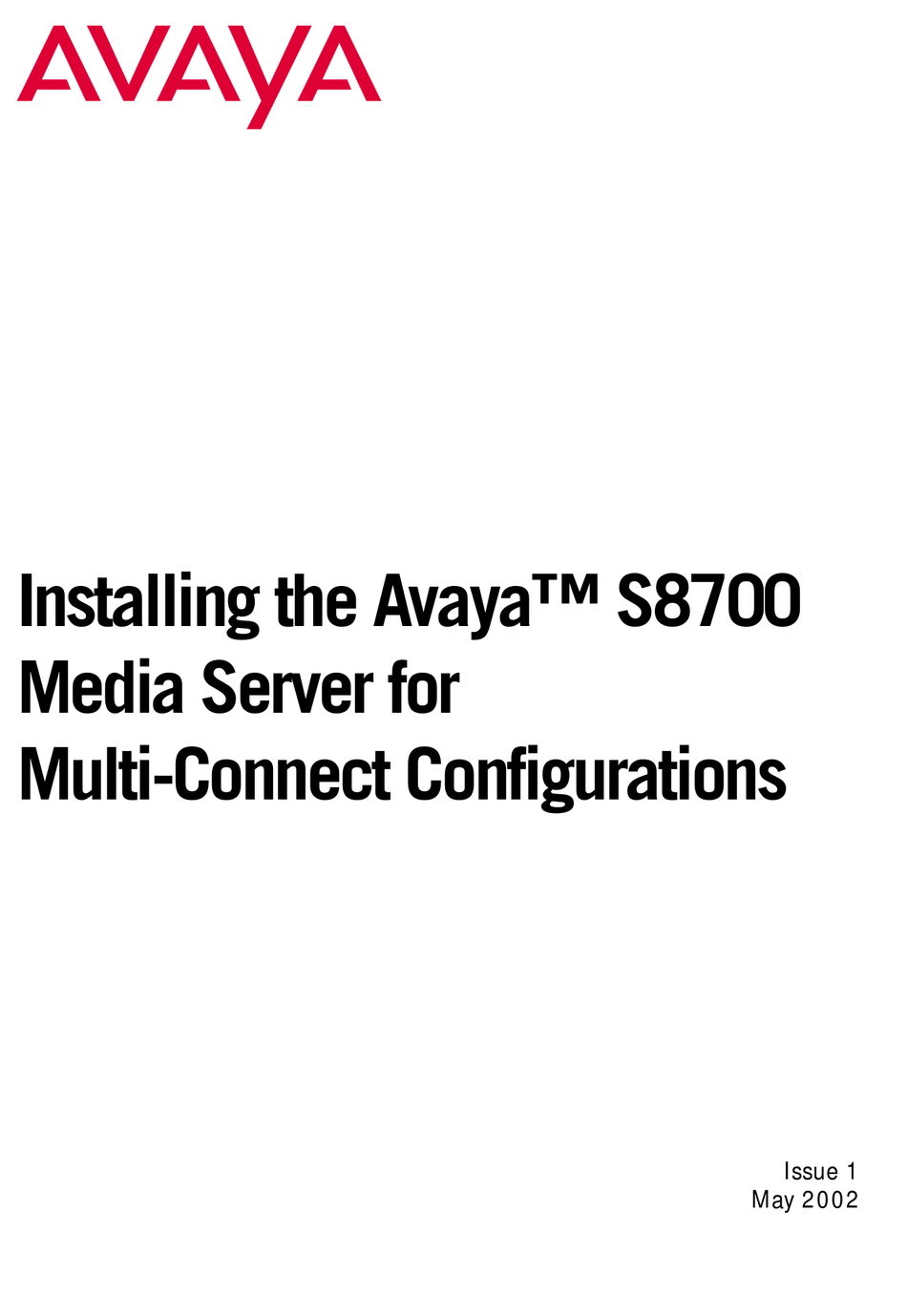 Avaya S8700 Installing Manual Pdf Download Manualslib