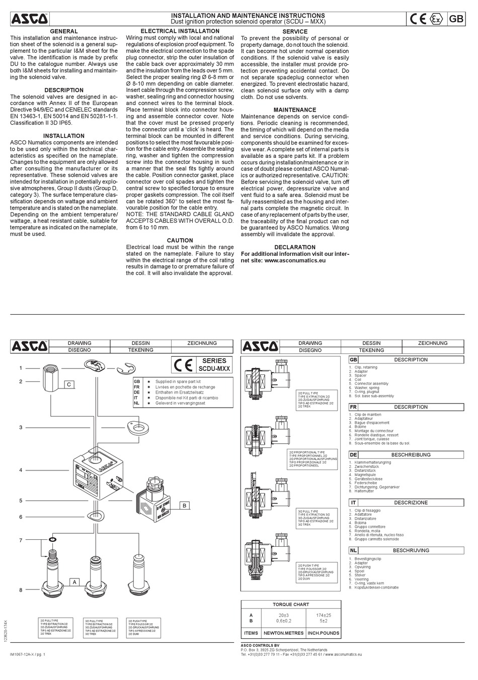 Asco Scdu M Series Installation And Maintenance Instructions Manual Pdf Download Manualslib 6325