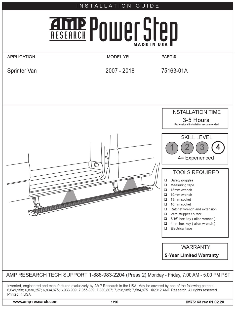 amp-research-power-step-installation-manual-pdf-download-manualslib
