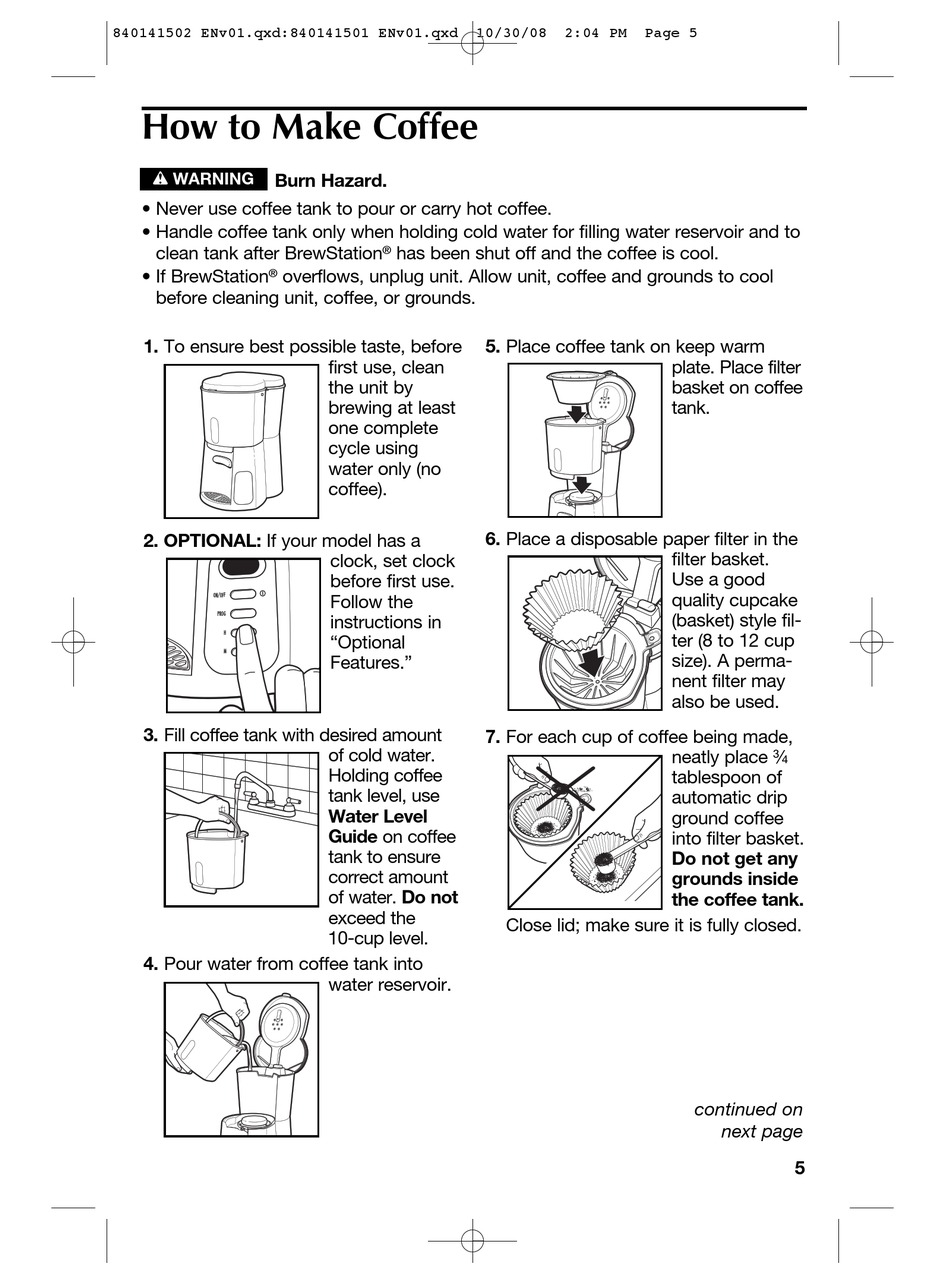 User manual Proctor Silex 48521RY (English - 2 pages)