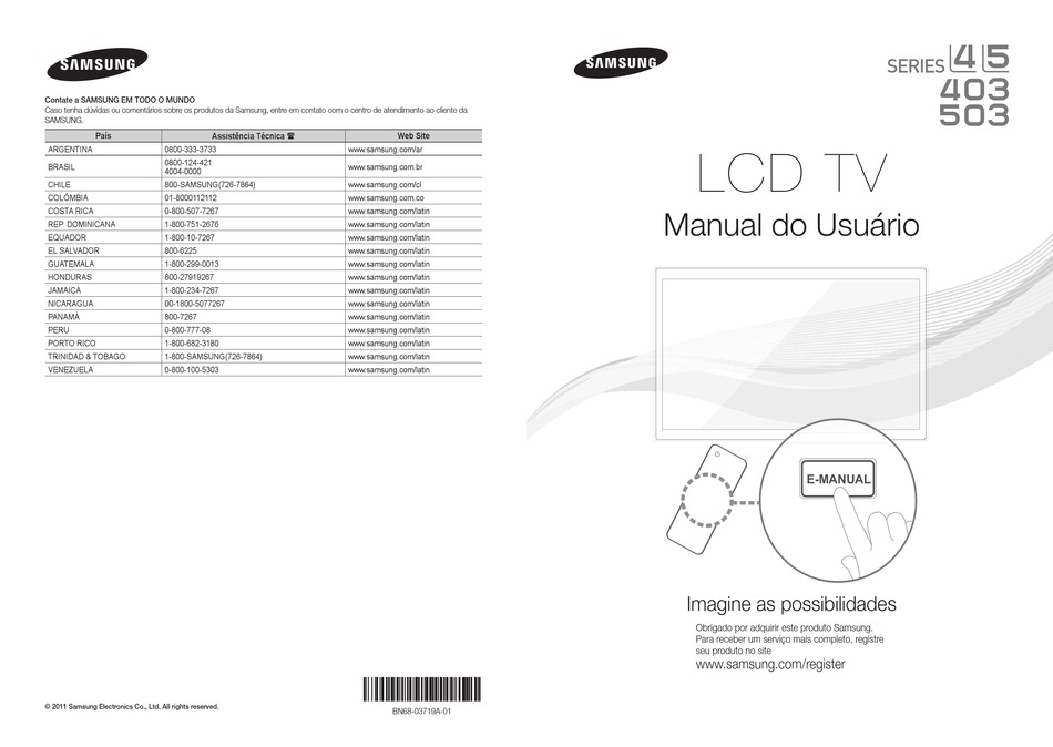 SAMSUNG 45 SERIES E-MANUAL Pdf Download | ManualsLib