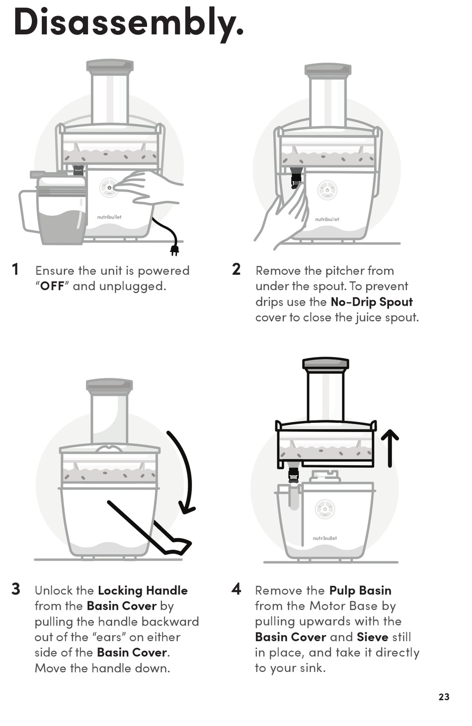 User manual NutriBullet Juicer Pro (English - 32 pages)