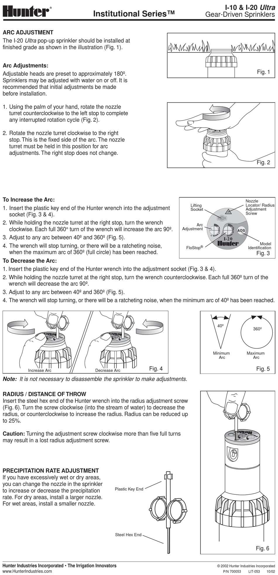 Hunter Institutional Series Instructions Pdf Download 