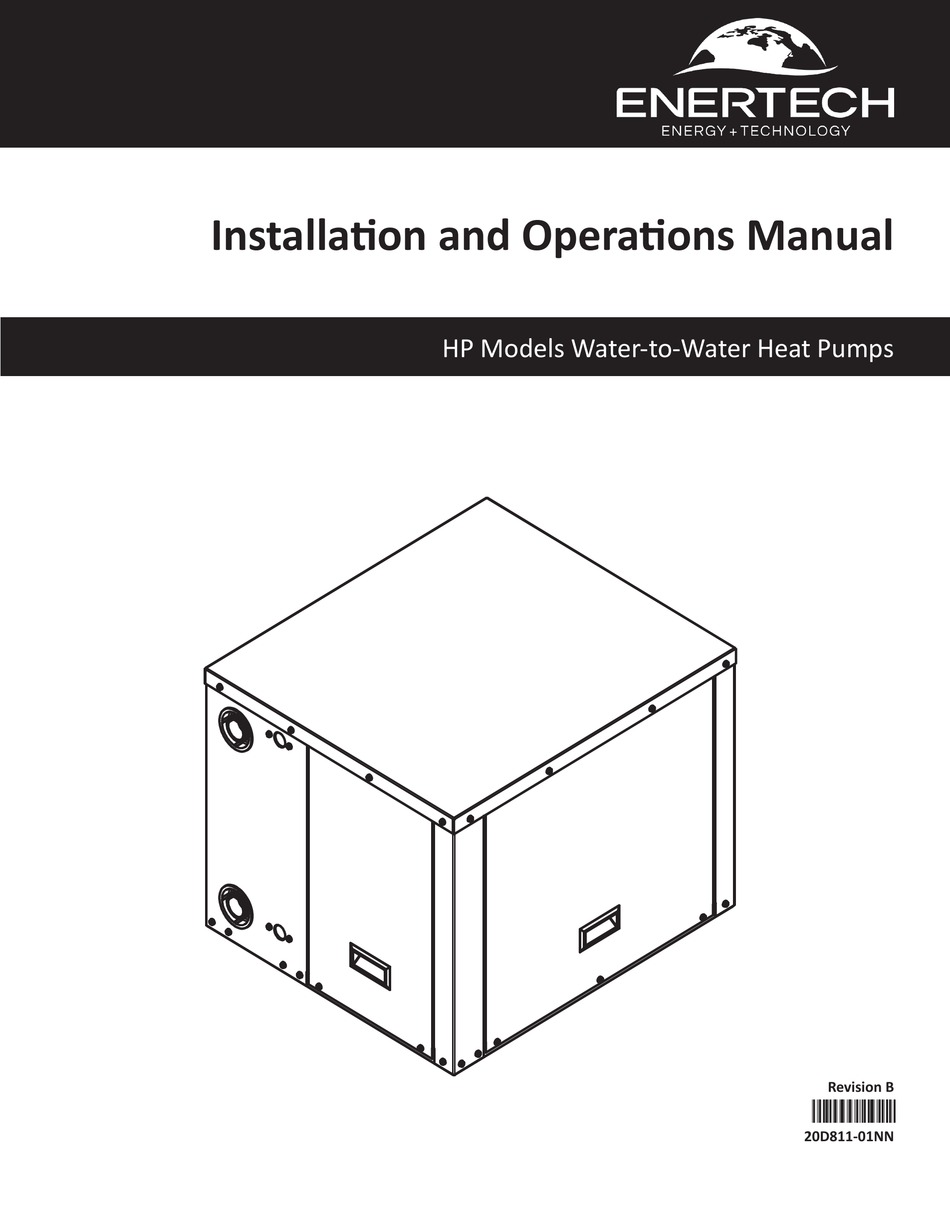 ENERTECH HP MODELS INSTALLATION AND OPERATION MANUAL Pdf Download ...