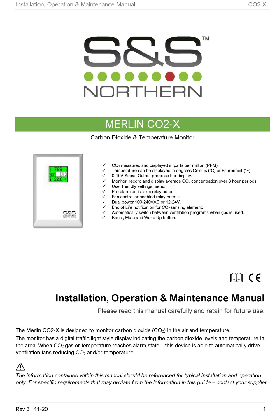 Sands Northern Merlin Co2 X Installation Operation And Maintenance Manual Pdf Download Manualslib 6355