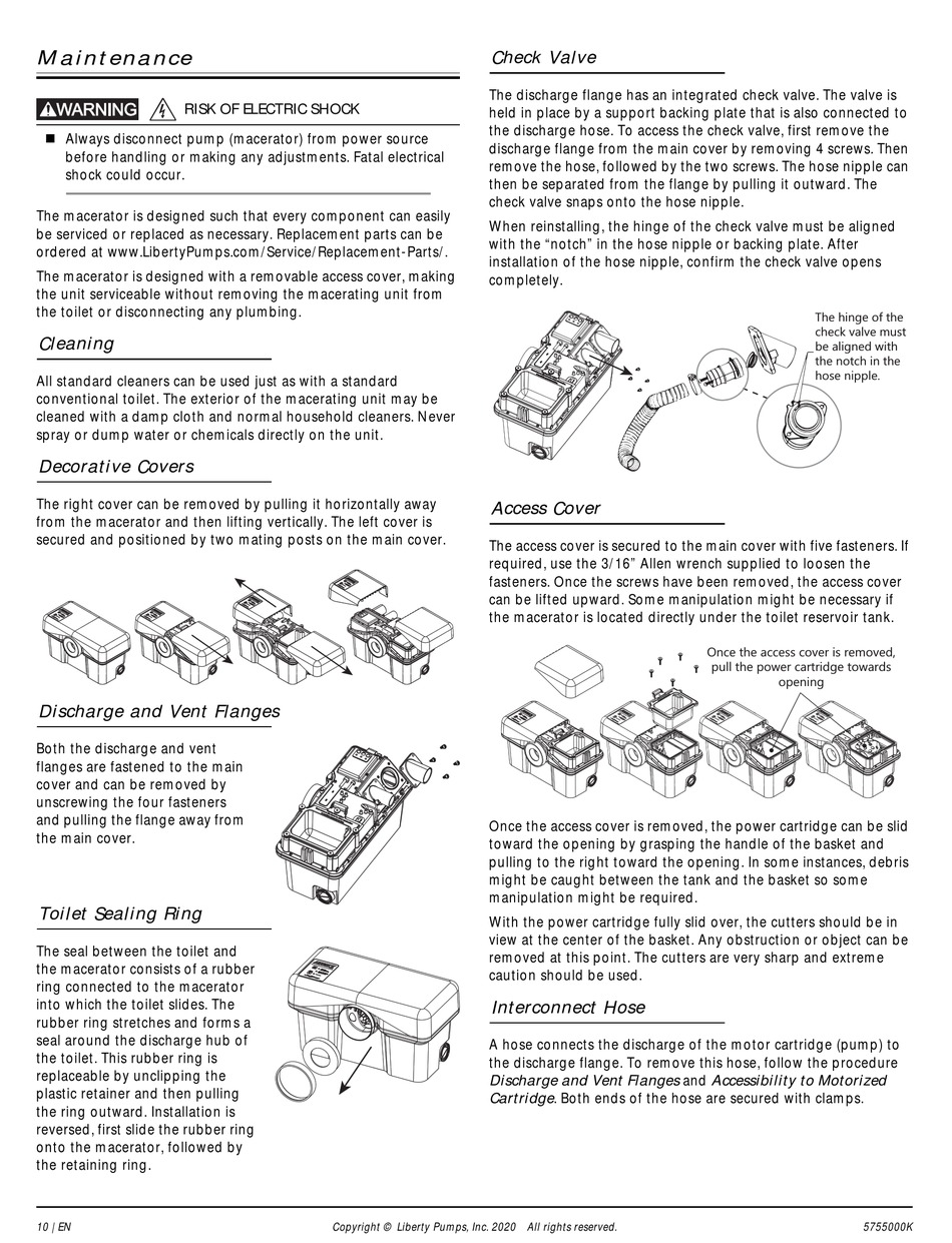 liberty pumps ascent ii parts