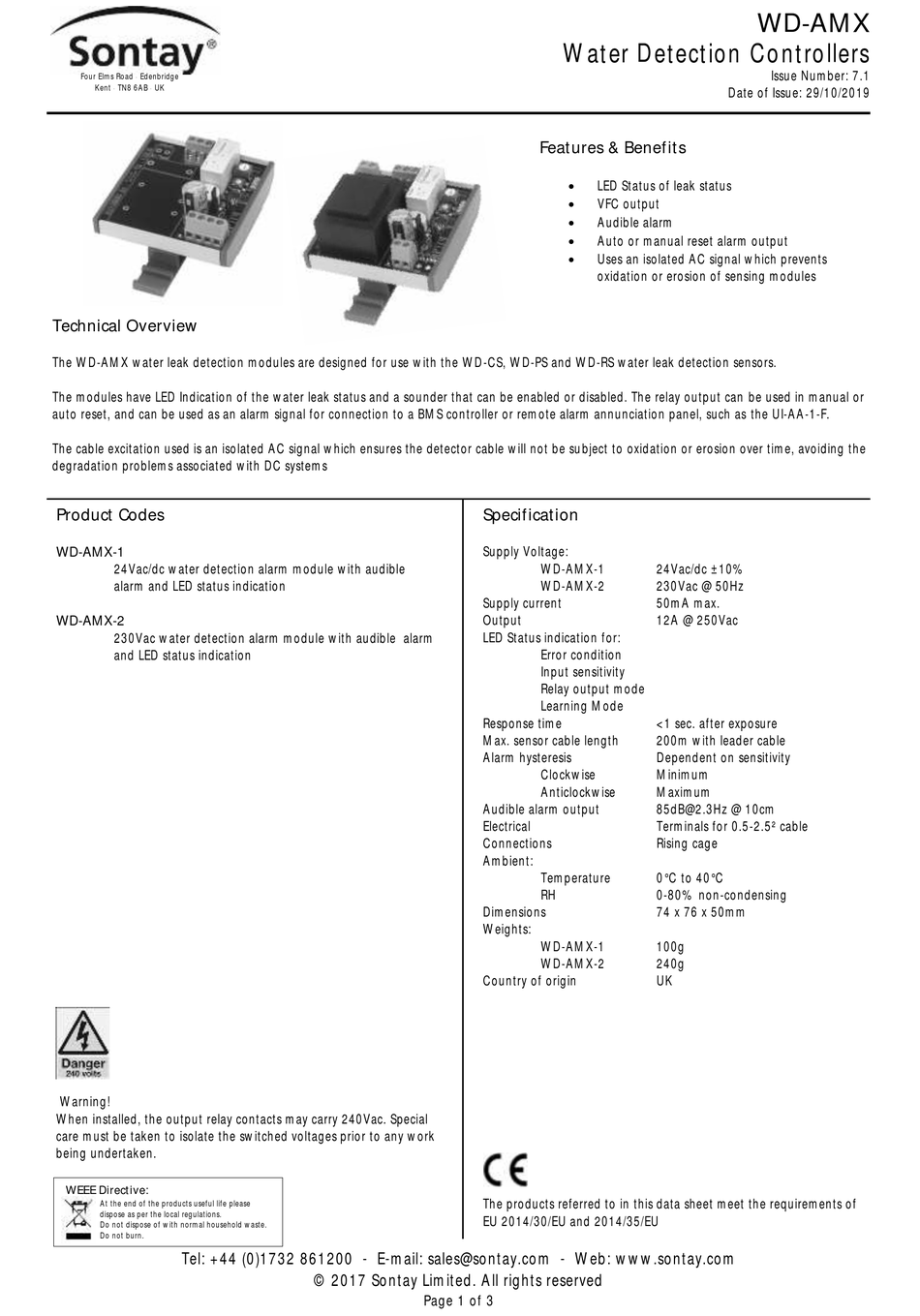 SONTAY WD-AMX QUICK MANUAL Pdf Download | ManualsLib