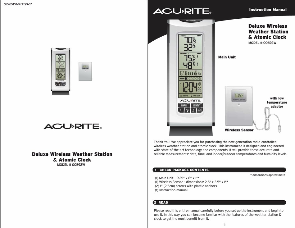 AcuRite Weather Station 01097 