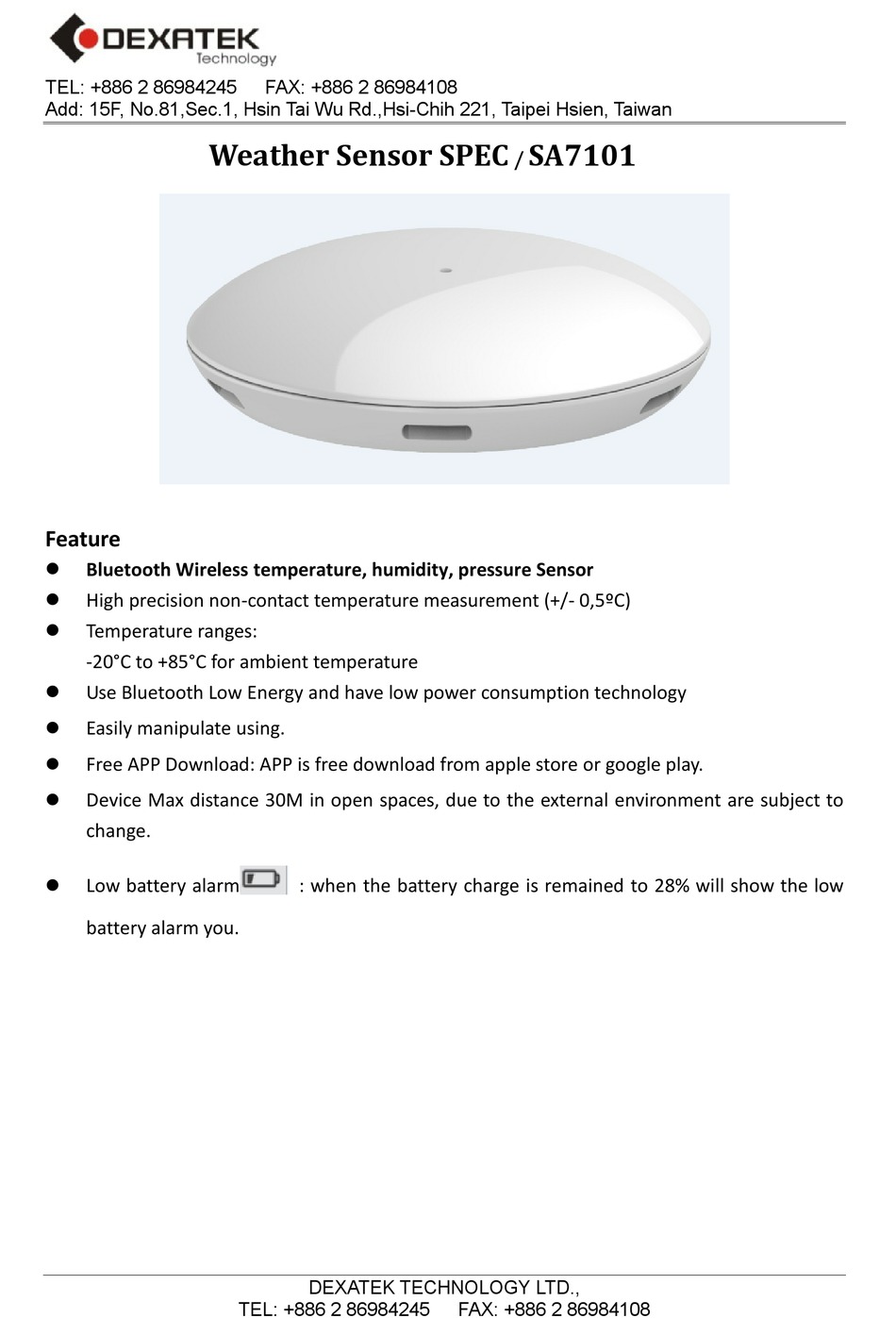 dexatek-sa7101-manual-pdf-download-manualslib