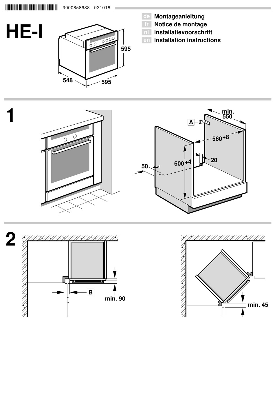 CONSTRUCTA CH236253 INSTALLATION INSTRUCTIONS Pdf Download | ManualsLib