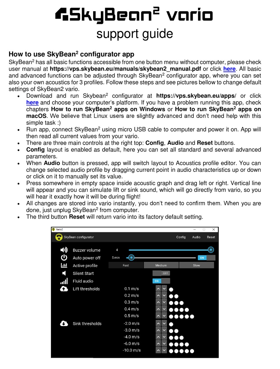 SKYBEAN SKYBEAN2 VARIO SUPPORT MANUAL Pdf Download | ManualsLib