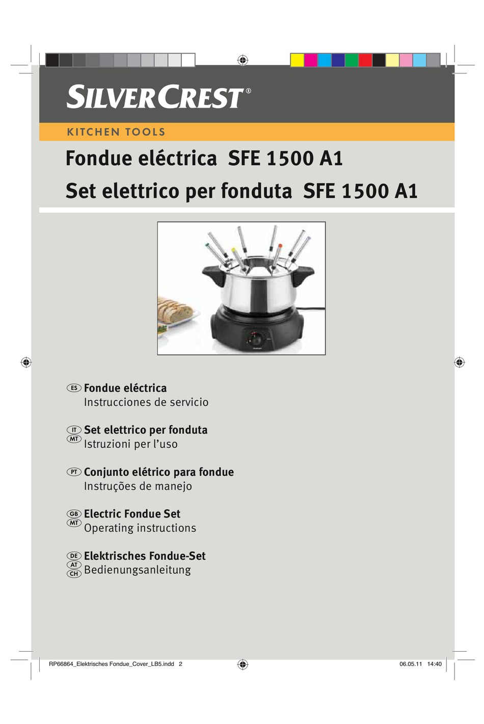 SILVERCREST SFE 1500 A1 OPERATING INSTRUCTIONS MANUAL Pdf Download 