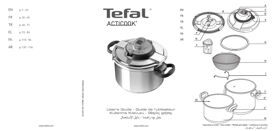 TEFAL ACTICOOK USER MANUAL Pdf Download | ManualsLib