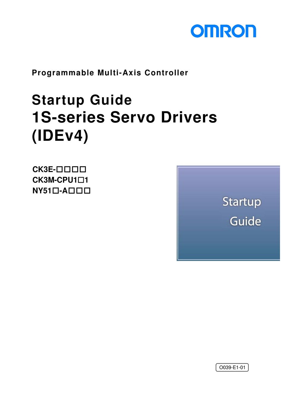 OMRON 1S SERIES STARTUP MANUAL Pdf Download ManuaLib