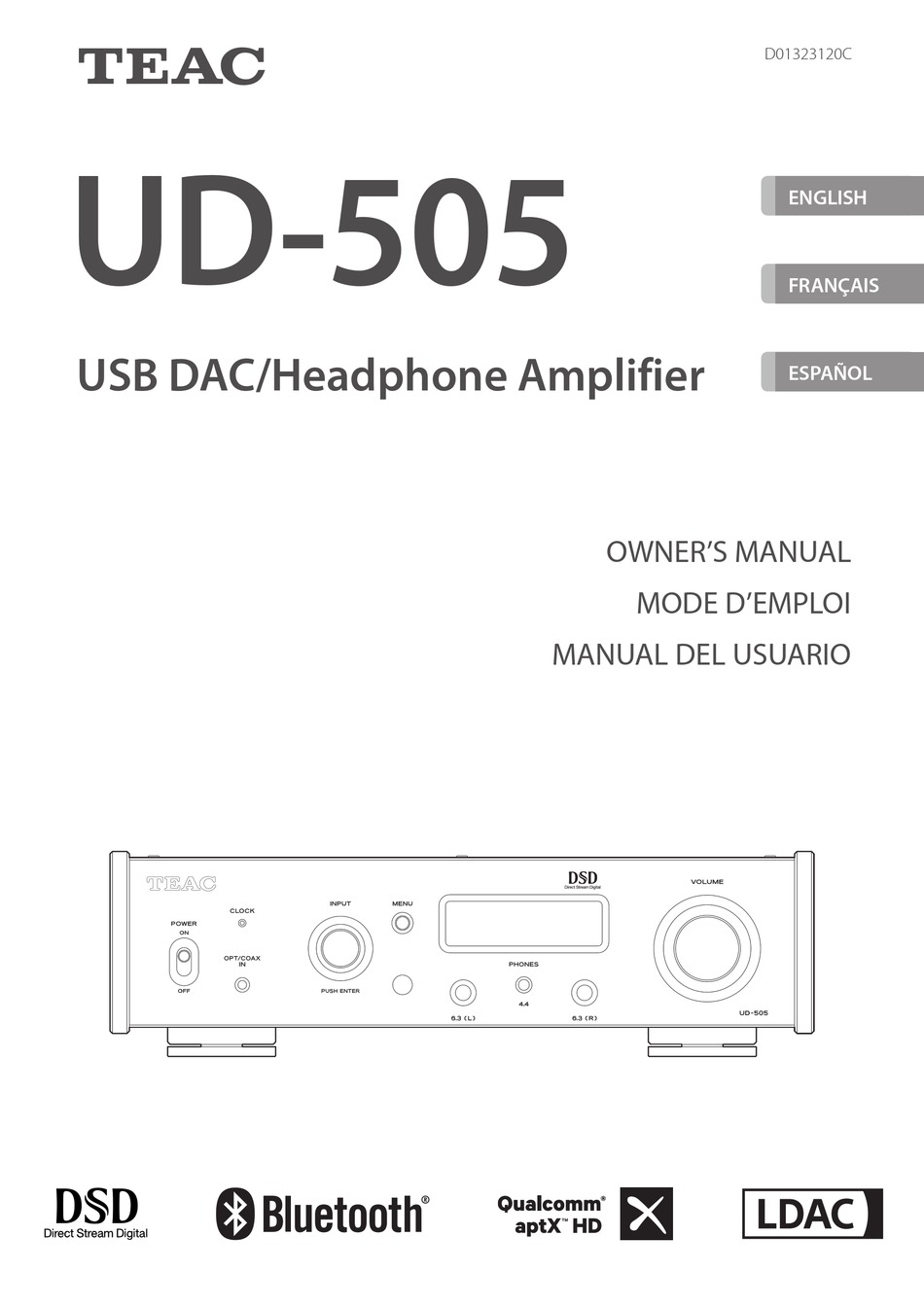 TEAC UD-505-X OWNER'S MANUAL Pdf Download | ManualsLib