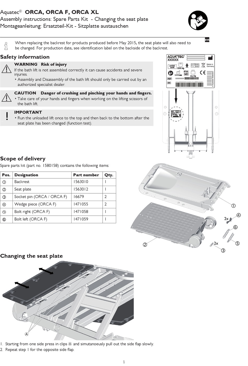 AQUATEC ORCA ASSEMBLY INSTRUCTIONS Pdf Download ManualsLib AQUATEC ORCA ASSEMBLY INSTRUCTIONS Pdf Download ManualsLib