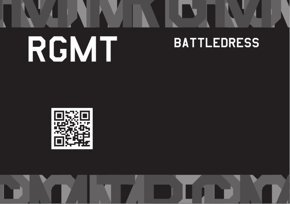 RGMT BATTLEDRESS INSTRUCTION MANUAL Pdf Download ManualsLib