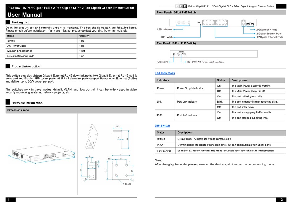 Speco P16s18g User Manual Pdf Download 