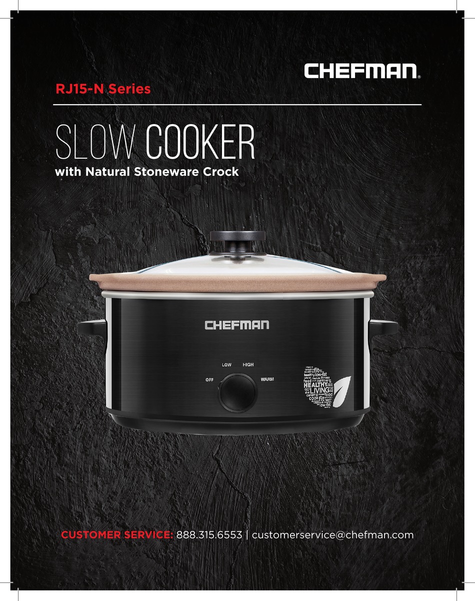 CHEFMAN RJ15N SERIES QUICK START MANUAL Pdf Download ManualsLib