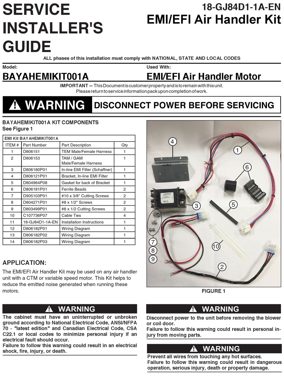 TRANE BAYAHEMIKIT001A SERVICE MANUAL Pdf Download | ManualsLib