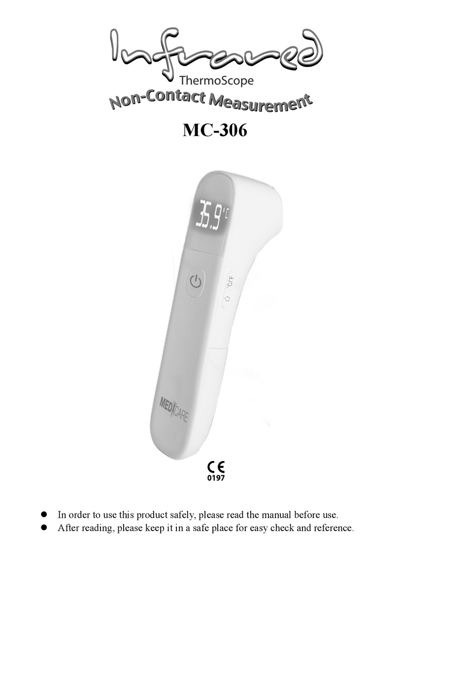 MEDICARE INFRARED MC-306 MANUAL Pdf Download | ManualsLib