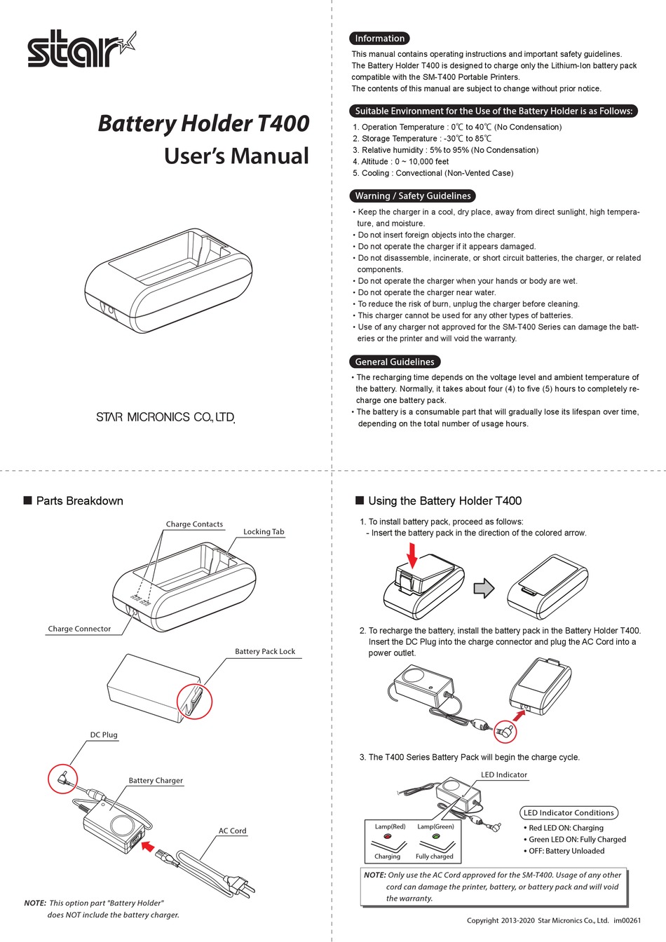 STAR MICRONICS T400 USER MANUAL Pdf Download | ManualsLib