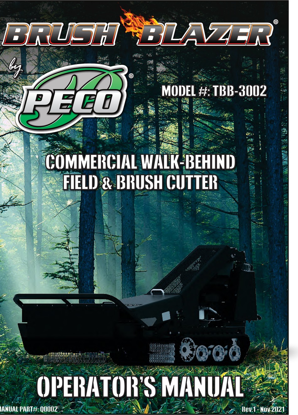 peco-brush-blazer-tbb-3002-operator-s-manual-pdf-download-manualslib