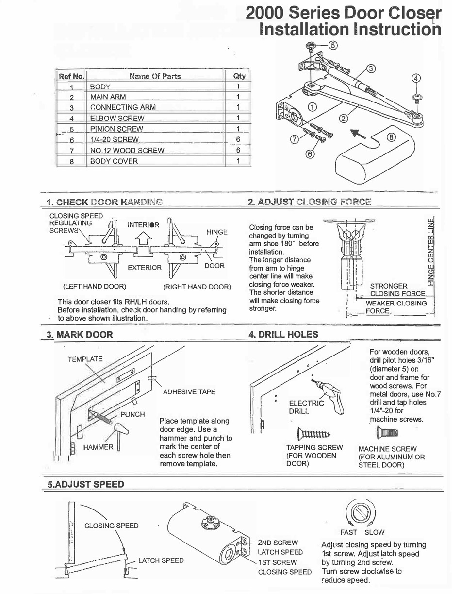 TELL 2000 SERIES INSTALLATION INSTRUCTION Pdf Download | ManualsLib