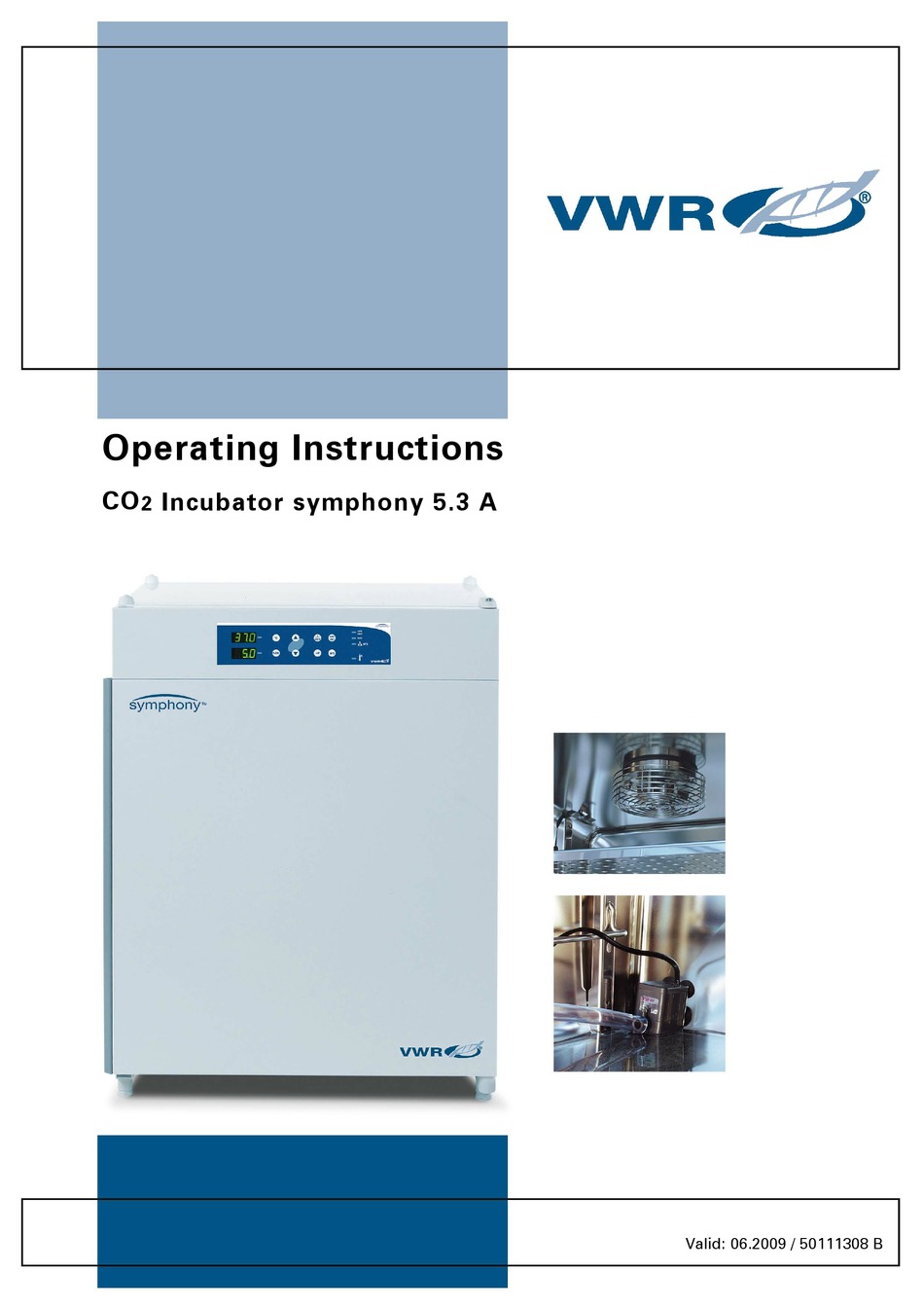 VWR SYMPHONY 5.3 A OPERATING INSTRUCTIONS MANUAL Pdf Download | ManualsLib