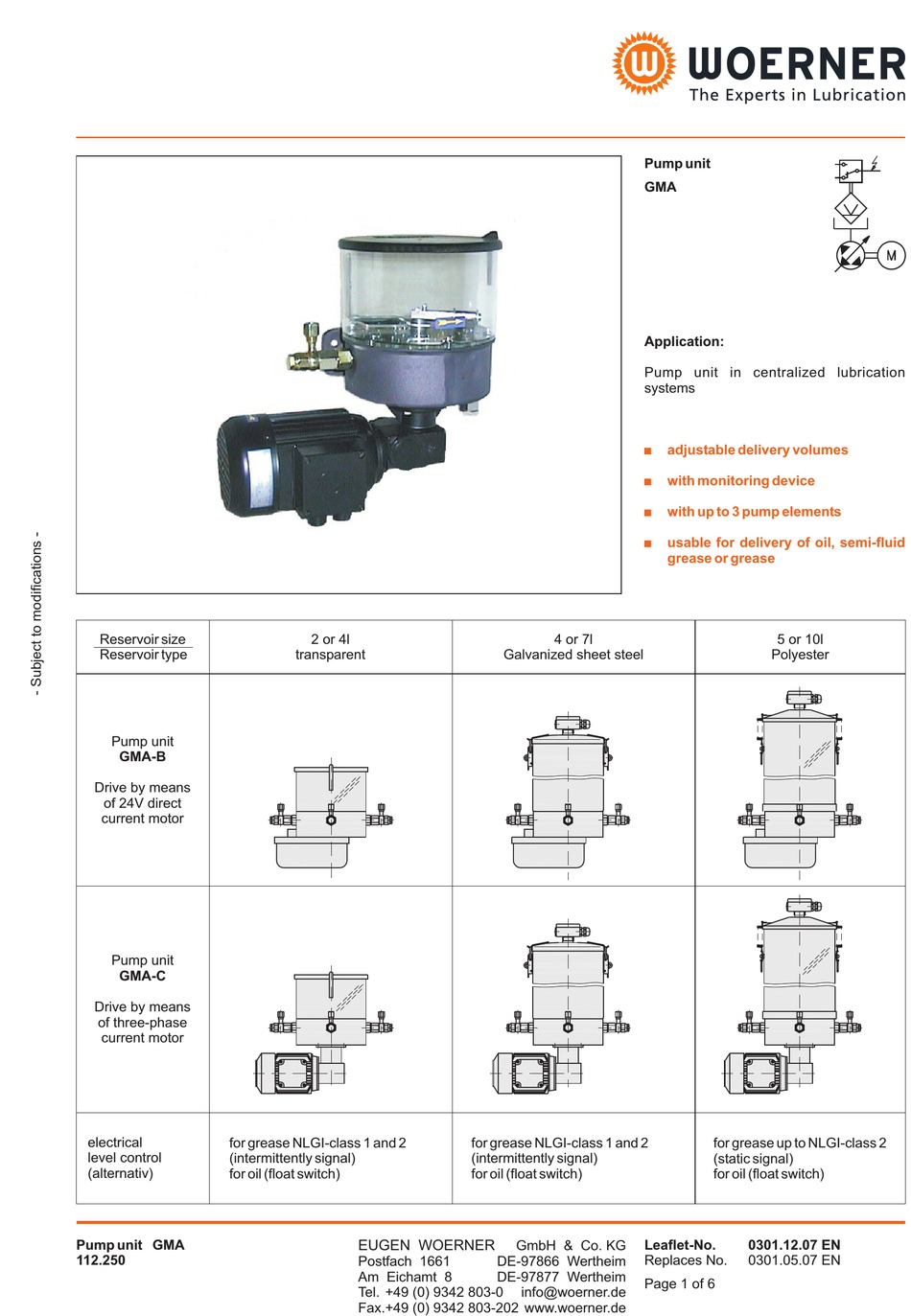 WOERNER GMA QUICK START MANUAL Pdf Download | ManualsLib