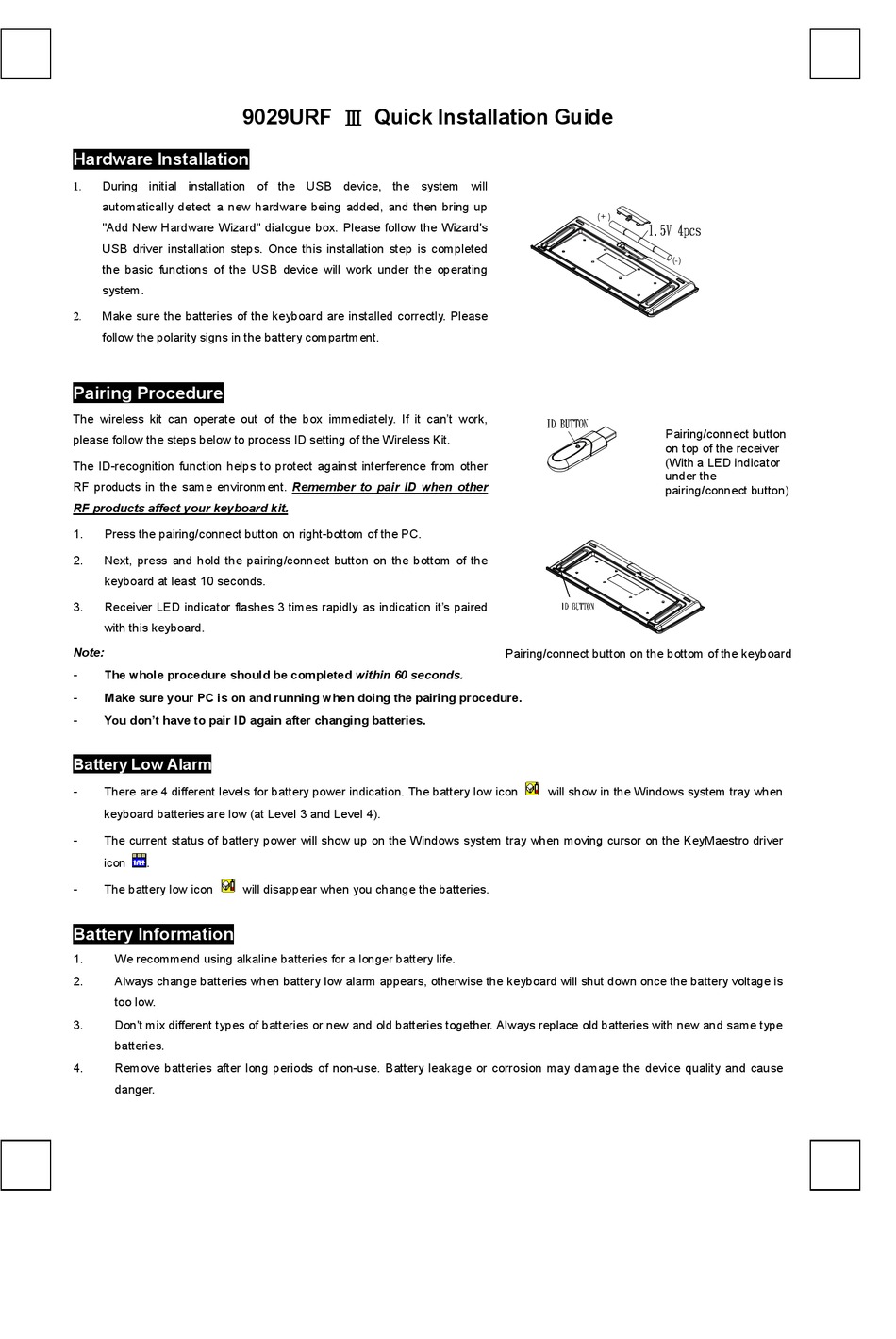 btc 9029urf iii