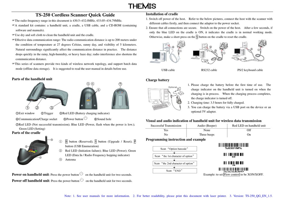 THEMIS TS-250 QUICK MANUAL Pdf Download | ManualsLib