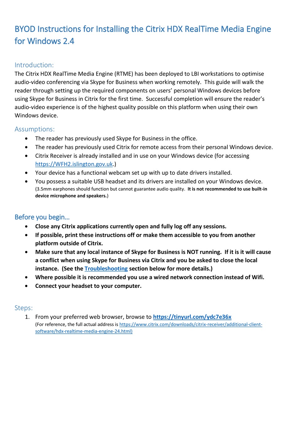 CITRIX HDX REALTIME MEDIA ENGINE INSTRUCTIONS MANUAL Pdf Download ManualsLib