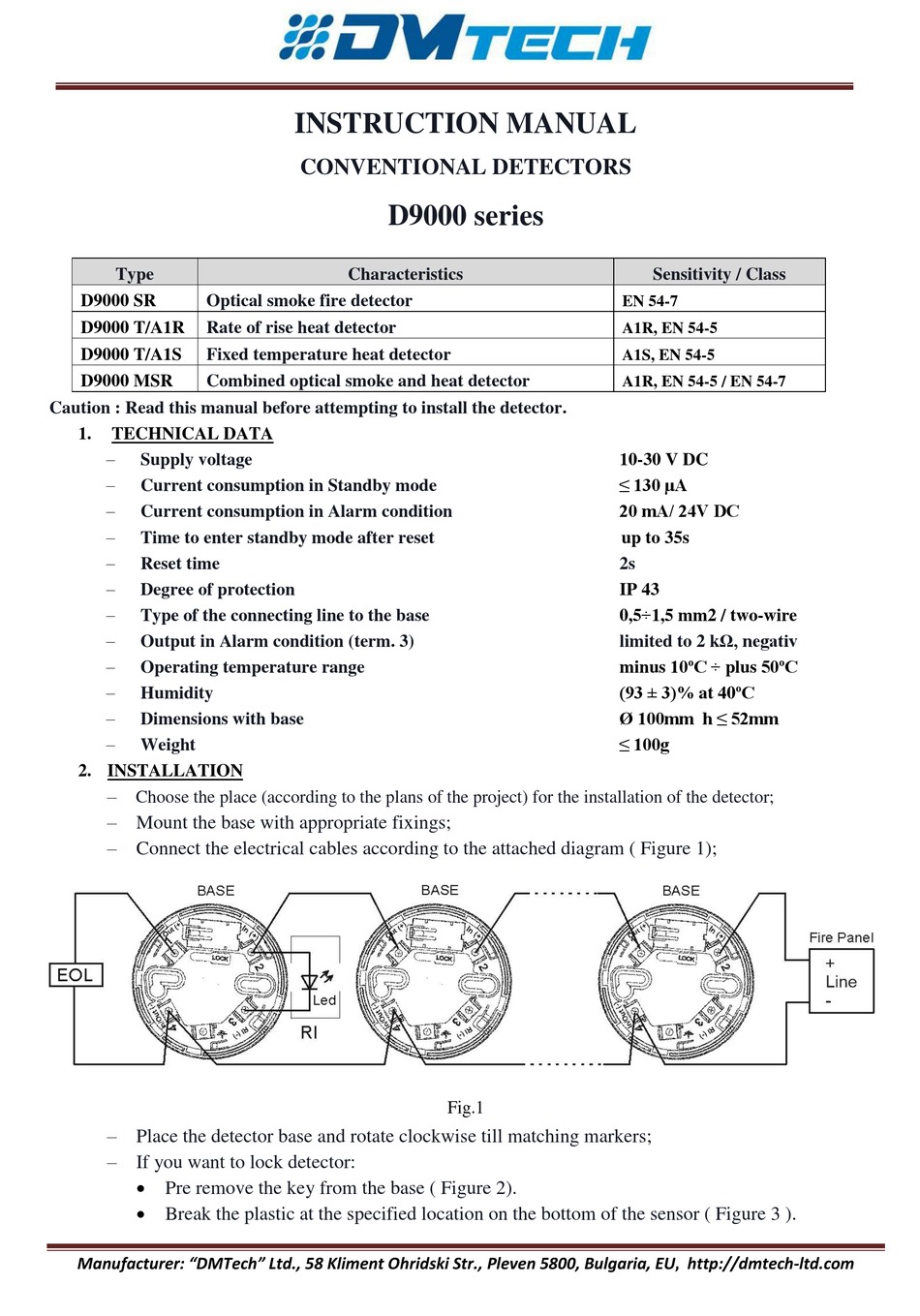 DMTECH D9000 SERIES INSTRUCTION MANUAL Pdf Download | ManualsLib