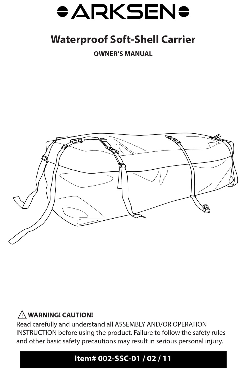 ARKSEN 002SSC01 OWNER'S MANUAL Pdf Download ManualsLib