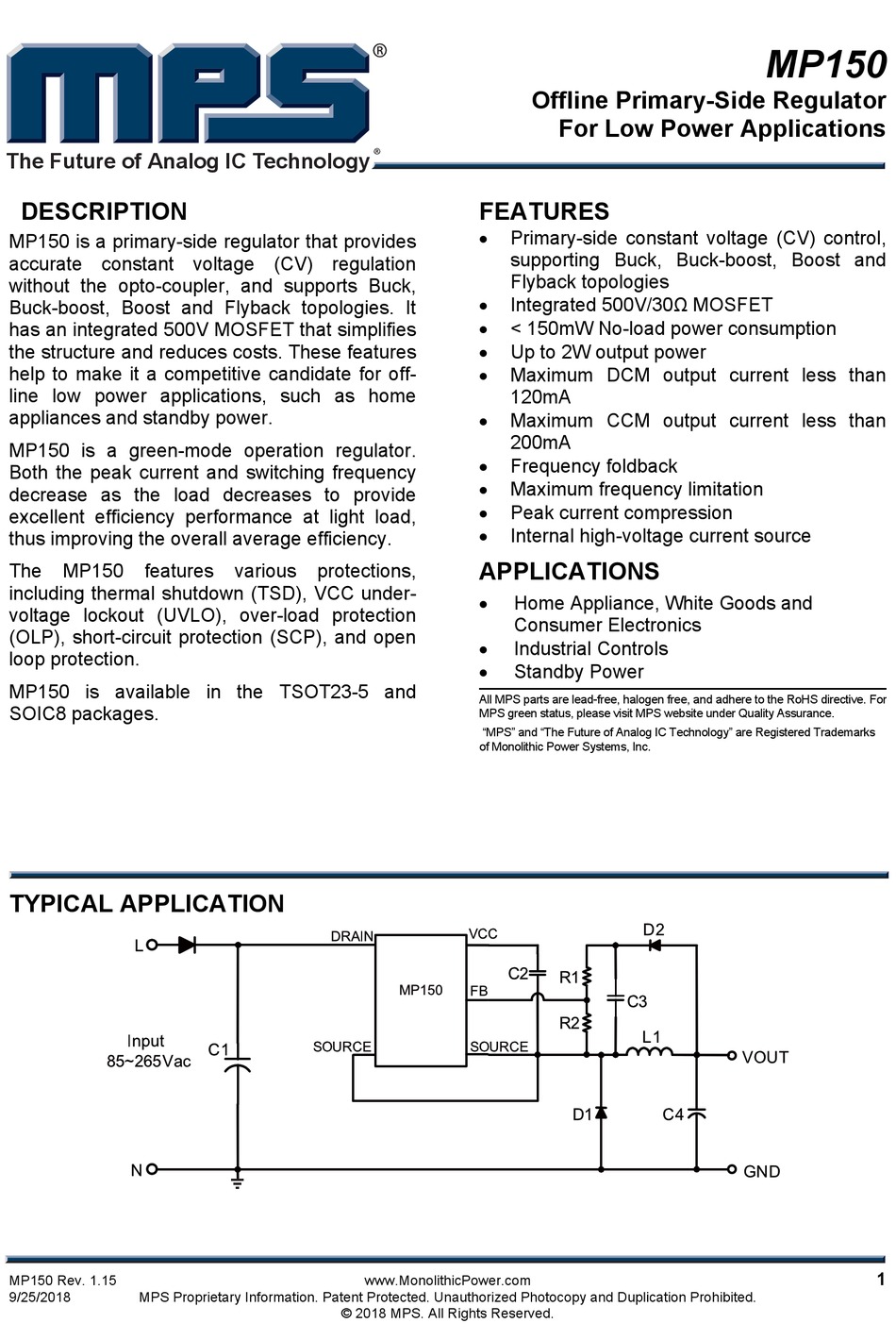 MPS MP150 MANUAL Pdf Download | ManualsLib