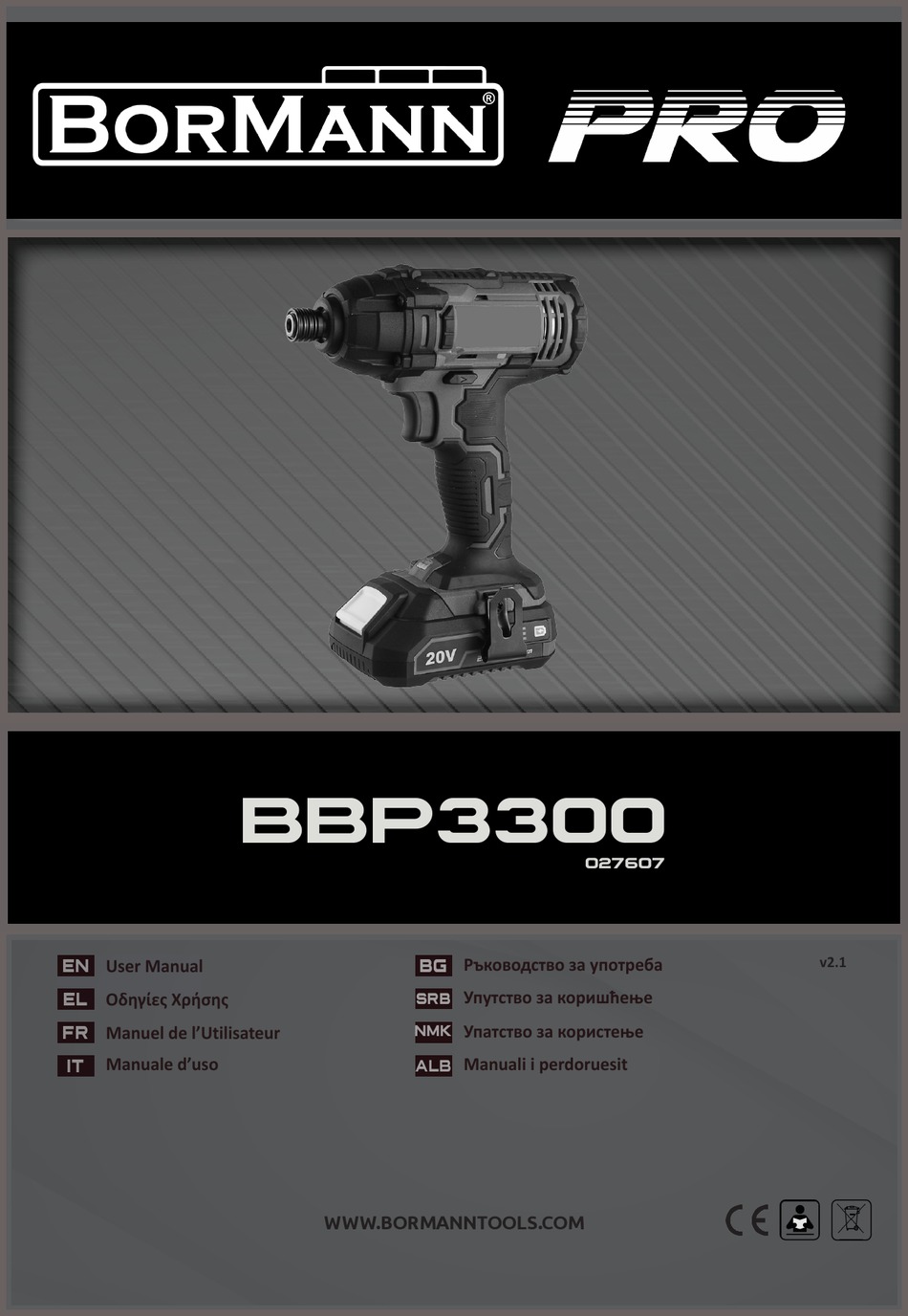 Bormann Pro Bbp3300 User Manual Pdf Download Manualslib