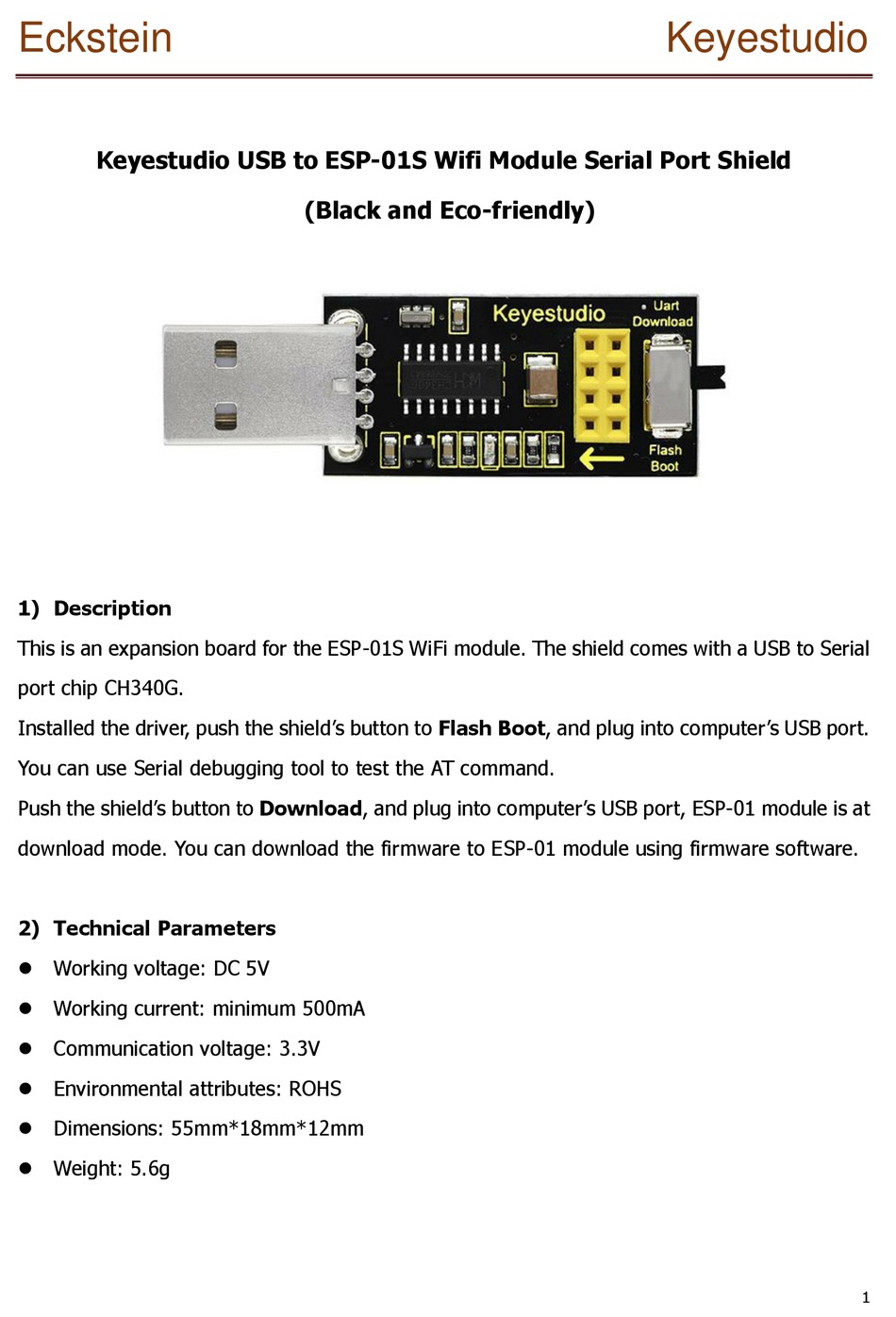 ECKSTEIN KOMPONENTE KEYESTUDIO KS0388 MANUAL Pdf Download | ManualsLib