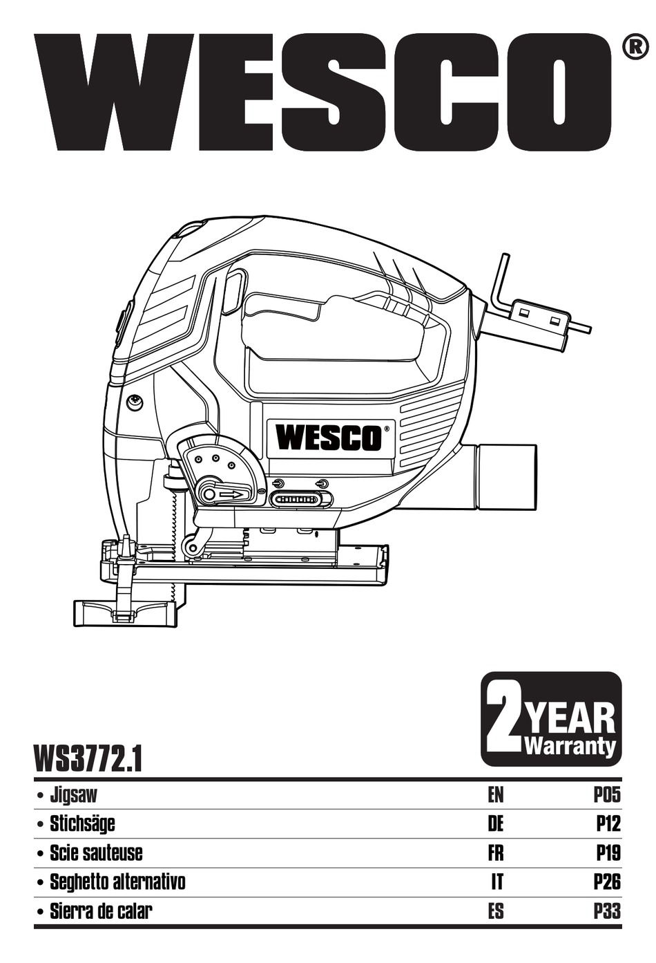 WESCO WS3772.1 MANUAL Pdf Download ManualsLib