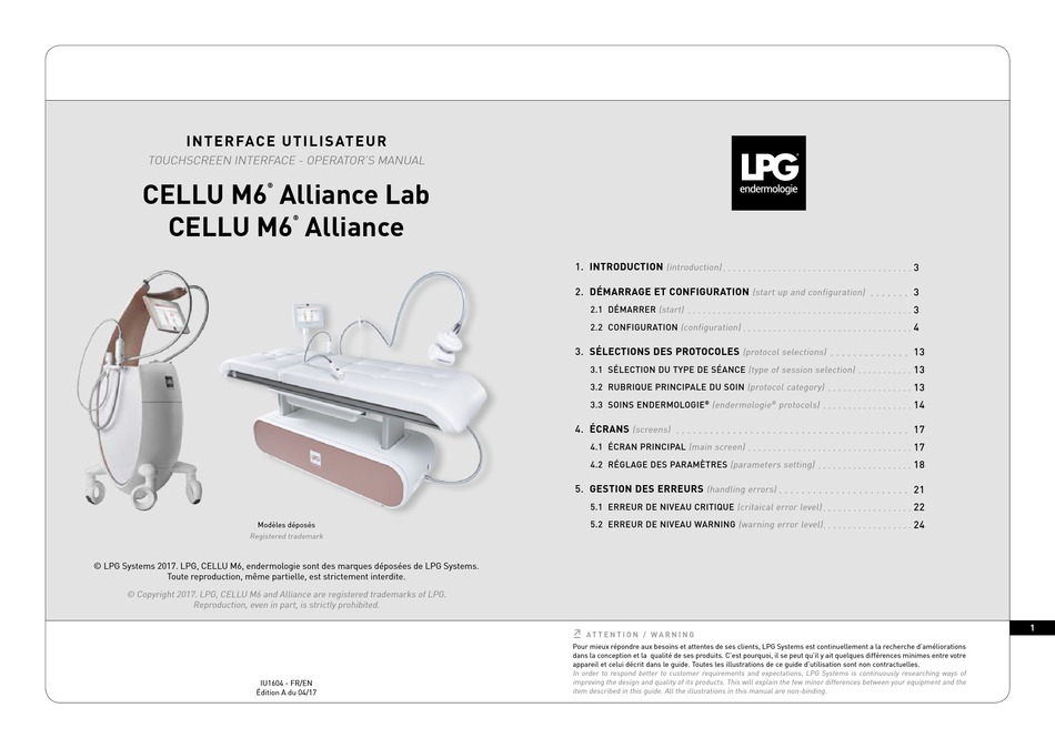 LPG CELLU M6 ALLIANCE LAB OPERATOR'S MANUAL Pdf Download ManualsLib